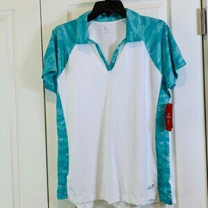 NWT BCG Activewear UPF 50 Golf Shirt - Size L